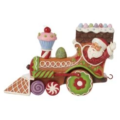 Enesco Gift Gingerbead Train Engine Fig(Gingerbead Train Engine Fig) -Holiday Gift Shop 6015432 2
