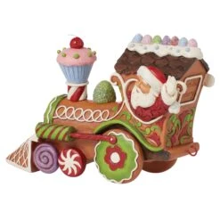 Enesco Gift Gingerbead Train Engine Fig(Gingerbead Train Engine Fig) -Holiday Gift Shop 6015432 3