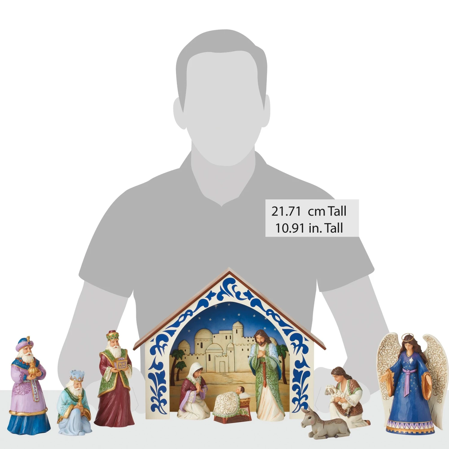 Enesco Gift 10 PC Nativity Set Figurines(10 Pc Nativity Set Figurines) 7 Enesco Gift 10 PC Nativity Set Figurines(10 Pc Nativity Set Figurines) - Image 5