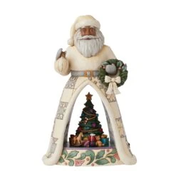 Enesco Gift LED Santa Open Scene With Anim(Led Santa Open Scene With Anim) -Holiday Gift Shop 6015454Q 1