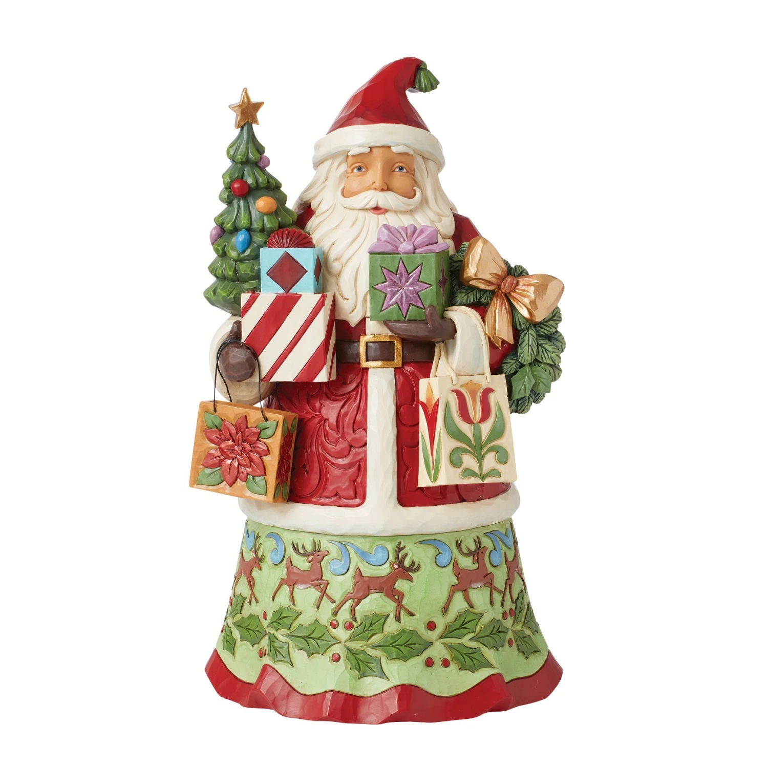 Enesco Gift Santa With Gifts Bags Figurine(Santa With Gifts Bags Figurine) 3 Enesco Gift Santa With Gifts Bags Figurine(Santa With Gifts Bags Figurine)