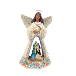Enesco Gift LED Nativity Angel With Open S(Led Nativity Angel With Open S)