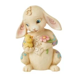 Enesco Gift Bunny With Chick Mini Figurine(Bunny With Chick Mini Figurine)