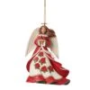 Enesco Gift Red Angel With Cardinals Orn(Angel With Cardinals Orn) -Holiday Gift Shop 6015537