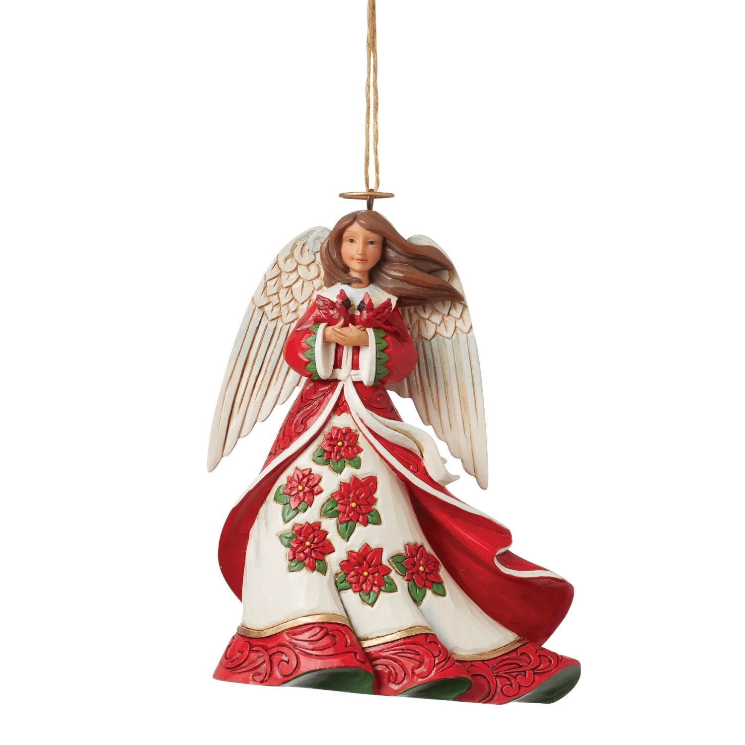 Enesco Gift Red Angel With Cardinals Orn(Angel With Cardinals Orn) 3 Enesco Gift Red Angel With Cardinals Orn(Angel With Cardinals Orn)
