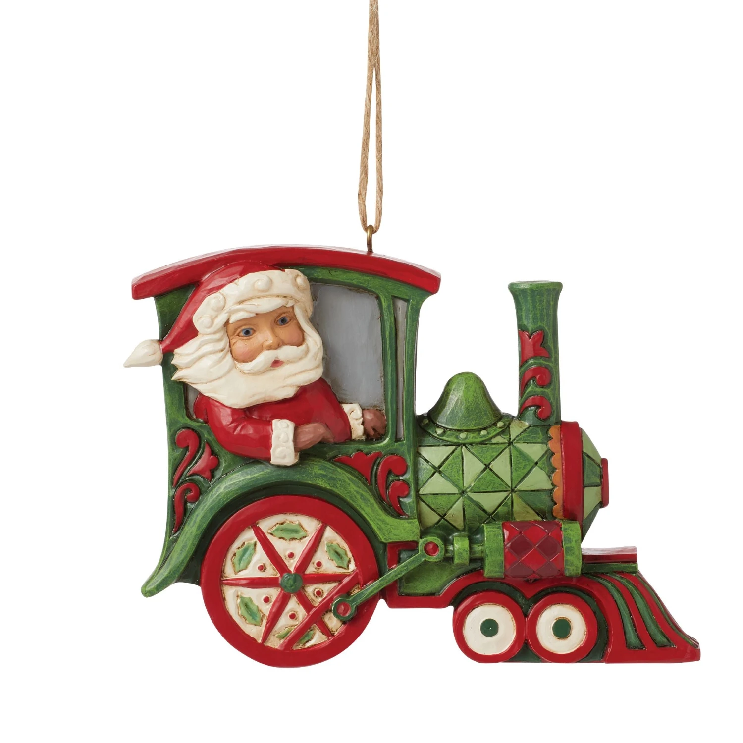 Enesco Gift Santa In Train Ornament(Santa In Train Ornament) 3 Enesco Gift Santa In Train Ornament(Santa In Train Ornament)