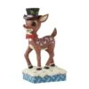 Enesco Gift Rudolph In Top Hat & Bowtie(Rudolph In Top Hat Bowtie) -Holiday Gift Shop 6015719