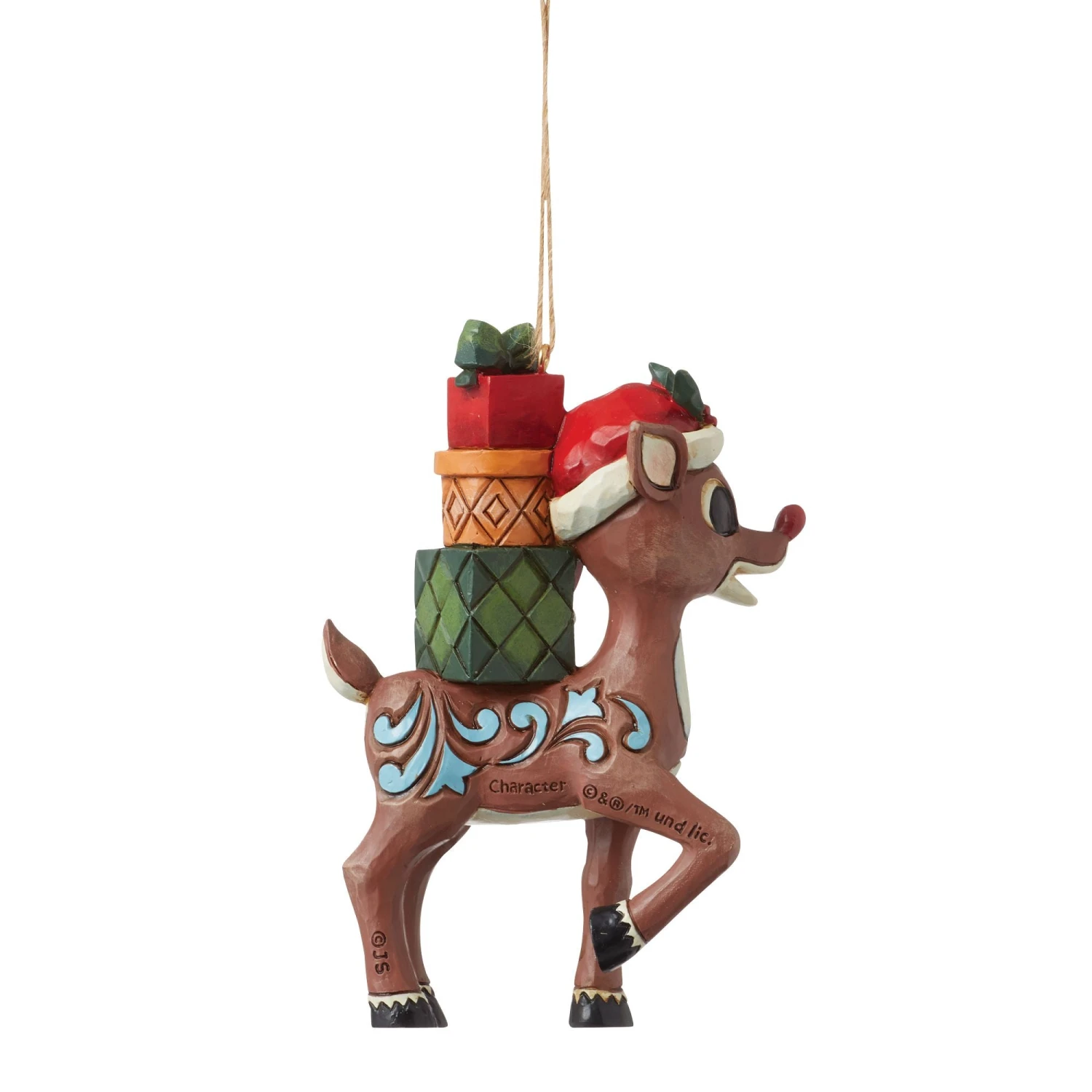Enesco Gift Rudolph With Stacked Presents(Rudolph With Stacked Presents) 7 Enesco Gift Rudolph With Stacked Presents(Rudolph With Stacked Presents) - Image 5