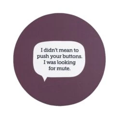 Enesco Gift Mute Button Mouse Pad(Mute Button Mouse Pad)