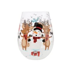 Enesco Gift A-Caroling We Go Stemless Wine(A Caroling We Go Stemless Wine) -Holiday Gift Shop 6015933 3