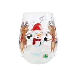 Enesco Gift A-Caroling We Go Stemless Wine(A Caroling We Go Stemless Wine) -Holiday Gift Shop 6015933 4