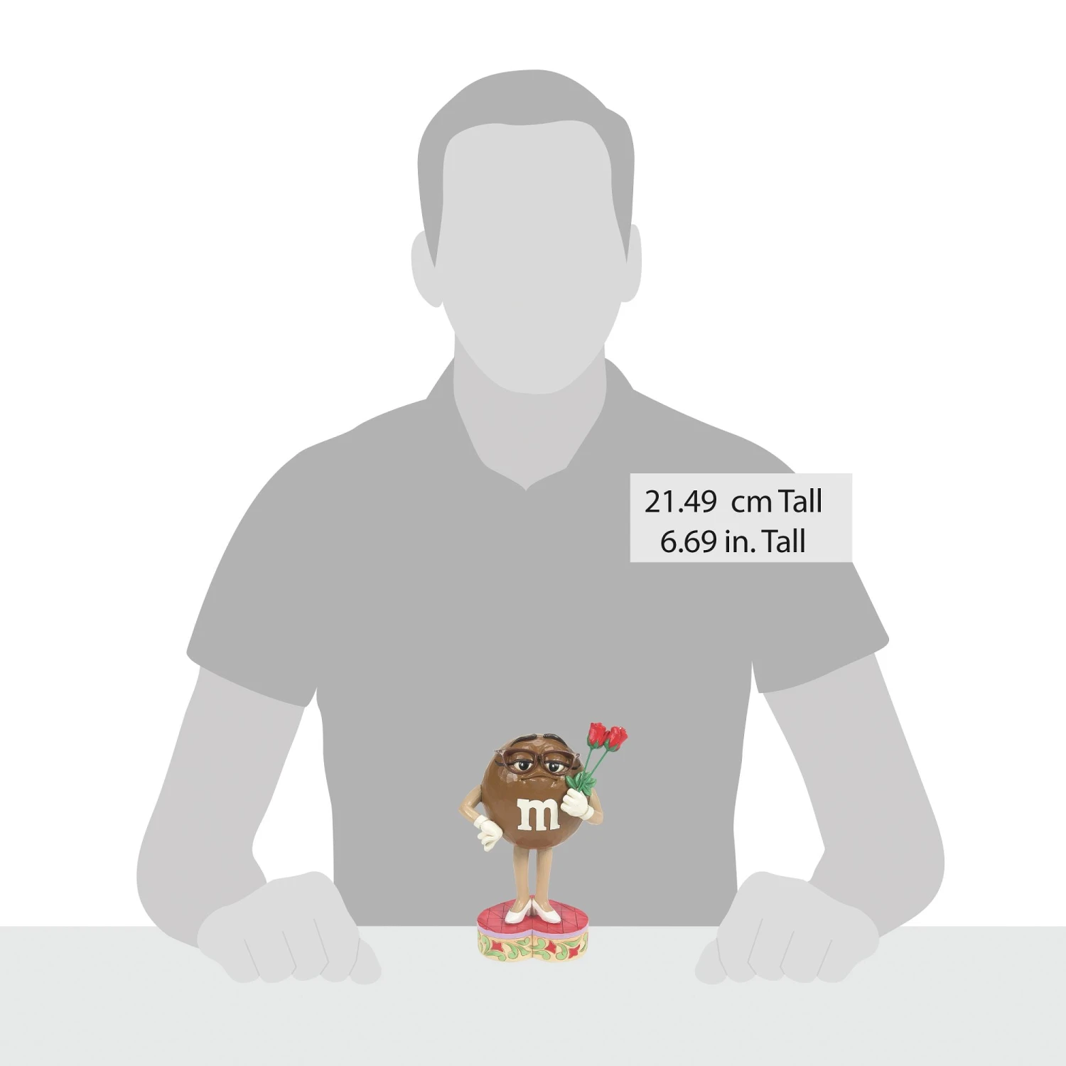 Enesco Gift M&M'S Brown Charact Hldng Flwr(M Ms Brown Charact Hldng Flwr) 7 Enesco Gift M&M'S Brown Charact Hldng Flwr(M Ms Brown Charact Hldng Flwr) - Image 5