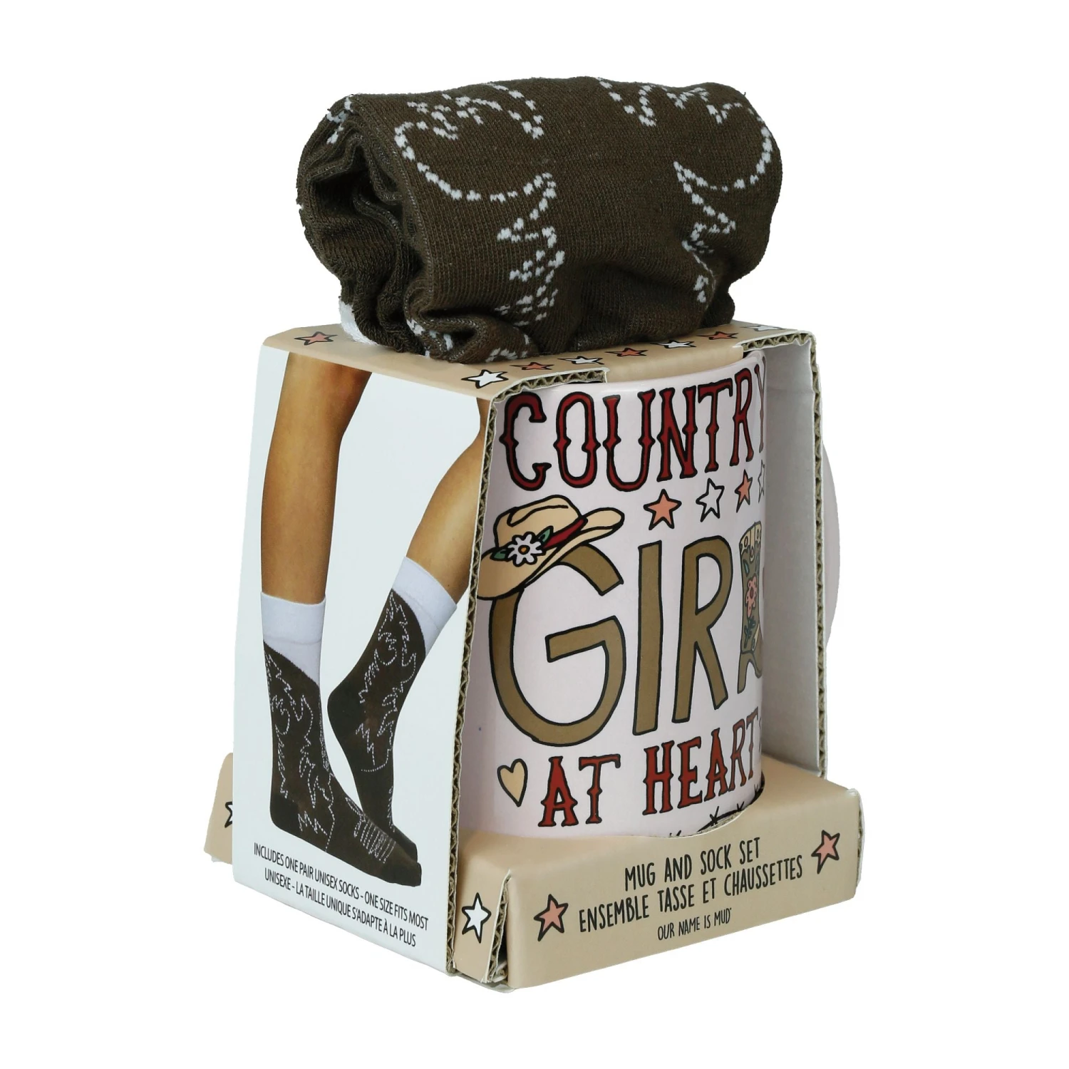 Enesco Gift Country Girl Mug Sock Set(Country Girl Mug Sock Set) 6 Enesco Gift Country Girl Mug Sock Set(Country Girl Mug Sock Set) - Image 4