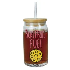 Enesco Gift Pickleball Latte Glass W Lid(Pickleball Latte Glass W Lid) -Holiday Gift Shop 6016234 4