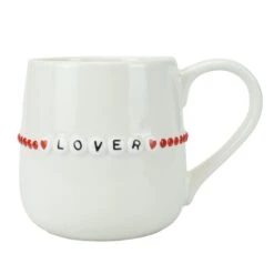 Enesco Gift Lover Beads Sculpt Mug(Lover Beads Sculpt Mug)