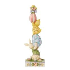 Enesco Gift Bunny And Eggs Stacked Fig(Bunny And Eggs Stacked Fig) -Holiday Gift Shop 6016366 2