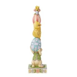 Enesco Gift Bunny And Eggs Stacked Fig(Bunny And Eggs Stacked Fig) -Holiday Gift Shop 6016366 3