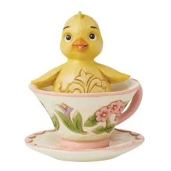 Enesco Gift Chick In Teacup Mini Figurine(Chick In Teacup Mini Figurine)