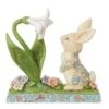 Enesco Gift Bunny And Easter Lily Figurine(Bunny And Easter Lily Figurine) -Holiday Gift Shop 6016368