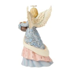 Enesco Gift Angel With Flower Basket Fig(Angel With Flower Basket Fig) -Holiday Gift Shop 6016370 3