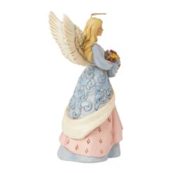 Enesco Gift Angel With Flower Basket Fig(Angel With Flower Basket Fig) -Holiday Gift Shop 6016370 4