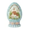 Enesco Gift Egg With Church Scene Figurine(Egg With Church Scene Figurine) -Holiday Gift Shop 6016371