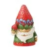 Enesco Gift Strawberry Hat Gnome Figurine(Strawberry Hat Gnome Figurine) -Holiday Gift Shop 6016375