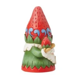 Enesco Gift Strawberry Hat Gnome Figurine(Strawberry Hat Gnome Figurine) -Holiday Gift Shop 6016375 3