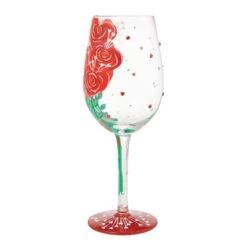 Enesco Gift Valentine'sBouquet Wine Glass(Valentinesbouquet Wine Glass) -Holiday Gift Shop 6016399 2