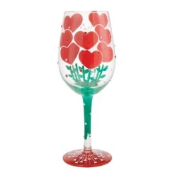 Enesco Gift Valentine'sBouquet Wine Glass(Valentinesbouquet Wine Glass) -Holiday Gift Shop 6016399 3
