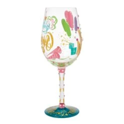 Enesco Gift Birthday Queen Wine Glass(Birthday Queen Wine Glass) -Holiday Gift Shop 6016400 2