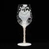 Enesco Gift Bride Two Hearts Wine Glass(Bride Two Hearts Wine Glass) 2 Enesco Gift Bride Two Hearts Wine Glass(Bride Two Hearts Wine Glass) -Holiday Gift Shop 6016403