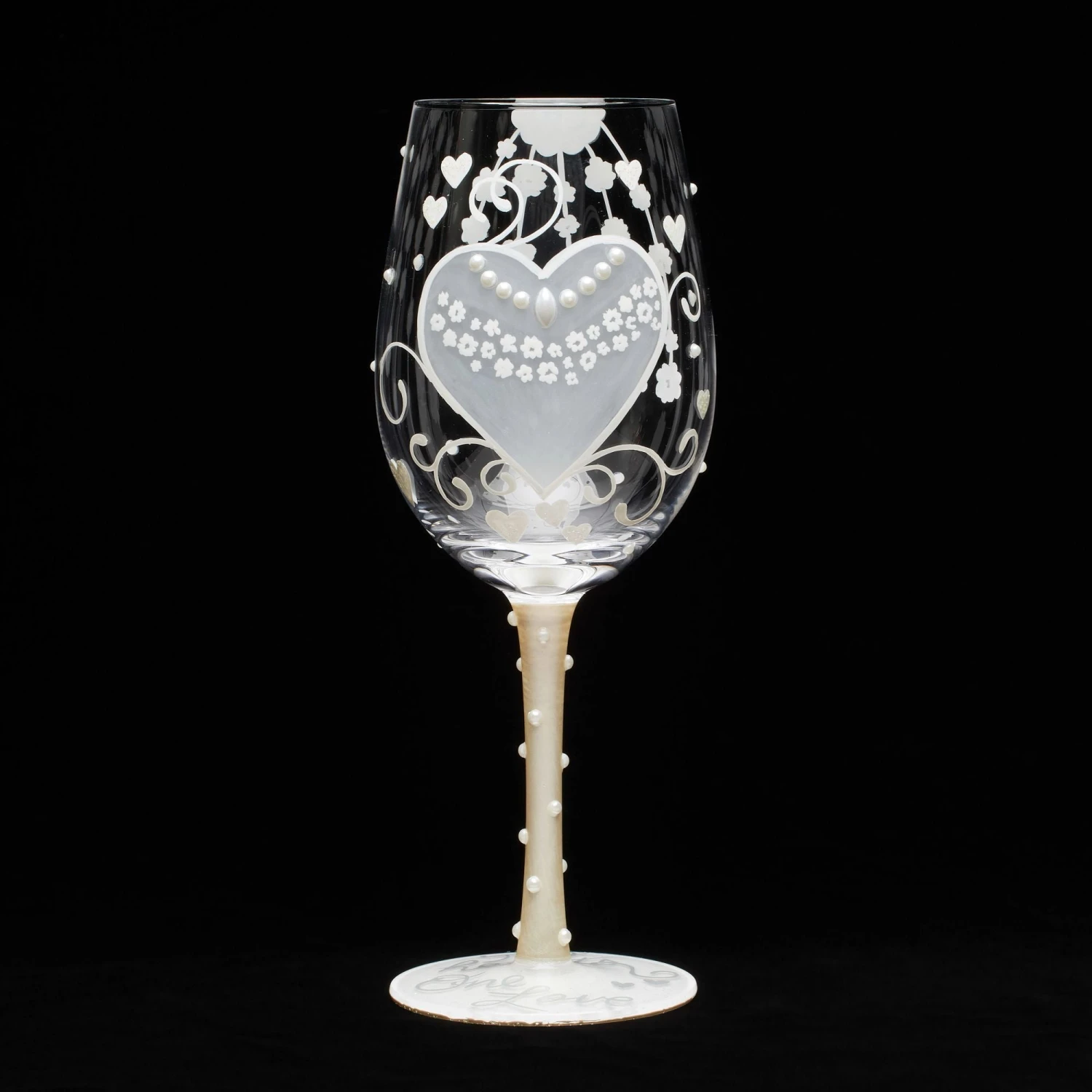 Enesco Gift Bride Two Hearts Wine Glass(Bride Two Hearts Wine Glass) 3 Enesco Gift Bride Two Hearts Wine Glass(Bride Two Hearts Wine Glass)