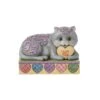 Enesco Gift Cat Lying By Message Hearts(Cat Lying By Message Hearts) -Holiday Gift Shop 6016437