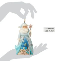Enesco Gift Santa With Starfish Cane Orn(Santa With Starfish Cane Orn) -Holiday Gift Shop 6016518 20