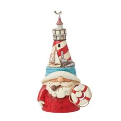Enesco Gift Lighthouse Hat Gnome Figurine(Lighthouse Hat Gnome Figurine)