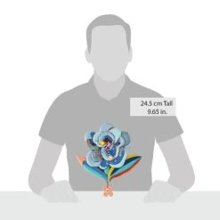 Enesco Gift Blue Bloom Clock(Blue Bloom Clock) -Holiday Gift Shop 6016647 5