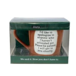 Enesco Gift Dirty Mud Offended Mug(Dirty Mud Offended Mug) -Holiday Gift Shop 6016784