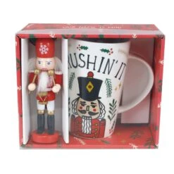 Enesco Gift Nutcracker Orn And Mug Set(Nutcracker Orn And Mug Set)