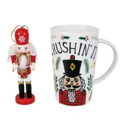 Enesco Gift Nutcracker Orn And Mug Set(Nutcracker Orn And Mug Set) -Holiday Gift Shop 6016810 2
