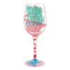 Enesco Gift Living The Dreamlife Glass(Living The Dreamlife Wine)