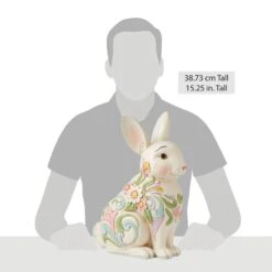 Enesco Gift Planter White Floral Rabbit(Planter White Floral Rabbit) -Holiday Gift Shop 6016933 20