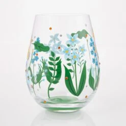 Enesco Gift Floral Fields Stemless Wine(Floral Fields Stemless Wine) -Holiday Gift Shop 6016968 3