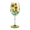 Enesco Gift Sunflower Wine Glass(Sunflower Wine Glass) -Holiday Gift Shop 6016975