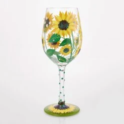 Enesco Gift Sunflower Wine Glass(Sunflower Wine Glass) -Holiday Gift Shop 6016975 2