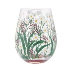 Enesco Gift Delicate Florals Stemless Wine(Delicate Florals Stemless Wine)