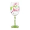 Enesco Gift I Luv Luv Tennis Wine Glass(I Luv Luv Tennis Wine Glass) -Holiday Gift Shop 6016985