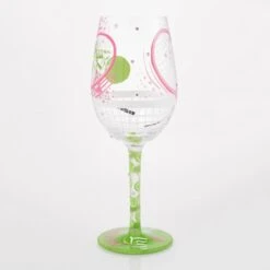 Enesco Gift I Luv Luv Tennis Wine Glass(I Luv Luv Tennis Wine Glass) -Holiday Gift Shop 6016985 2