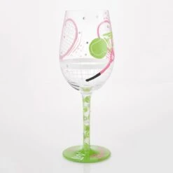 Enesco Gift I Luv Luv Tennis Wine Glass(I Luv Luv Tennis Wine Glass) -Holiday Gift Shop 6016985 4