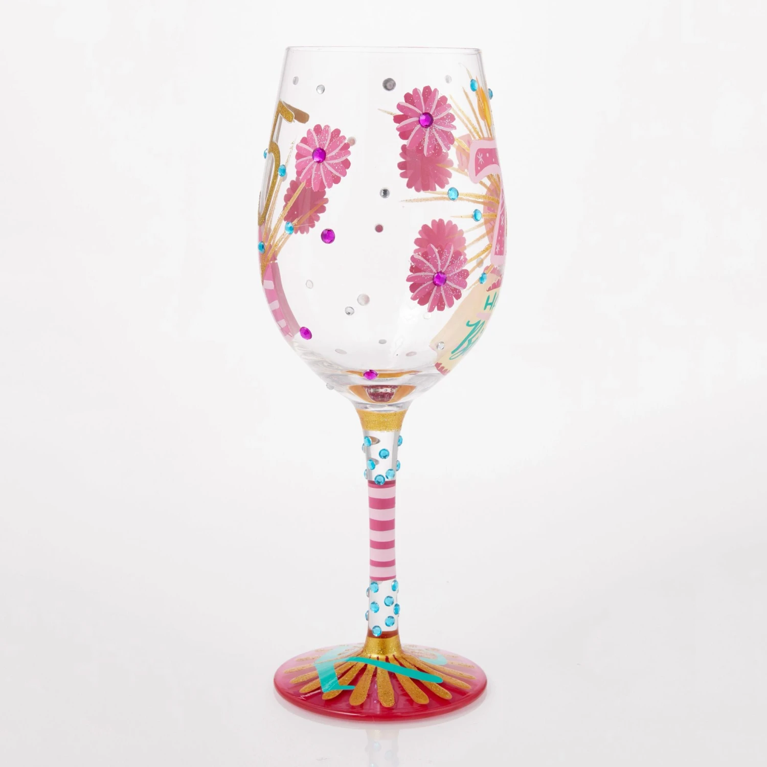 Enesco Gift Happy 75th Wine Glass(Happy 75th Wine Glass) 8 Enesco Gift Happy 75th Wine Glass(Happy 75th Wine Glass) - Image 6